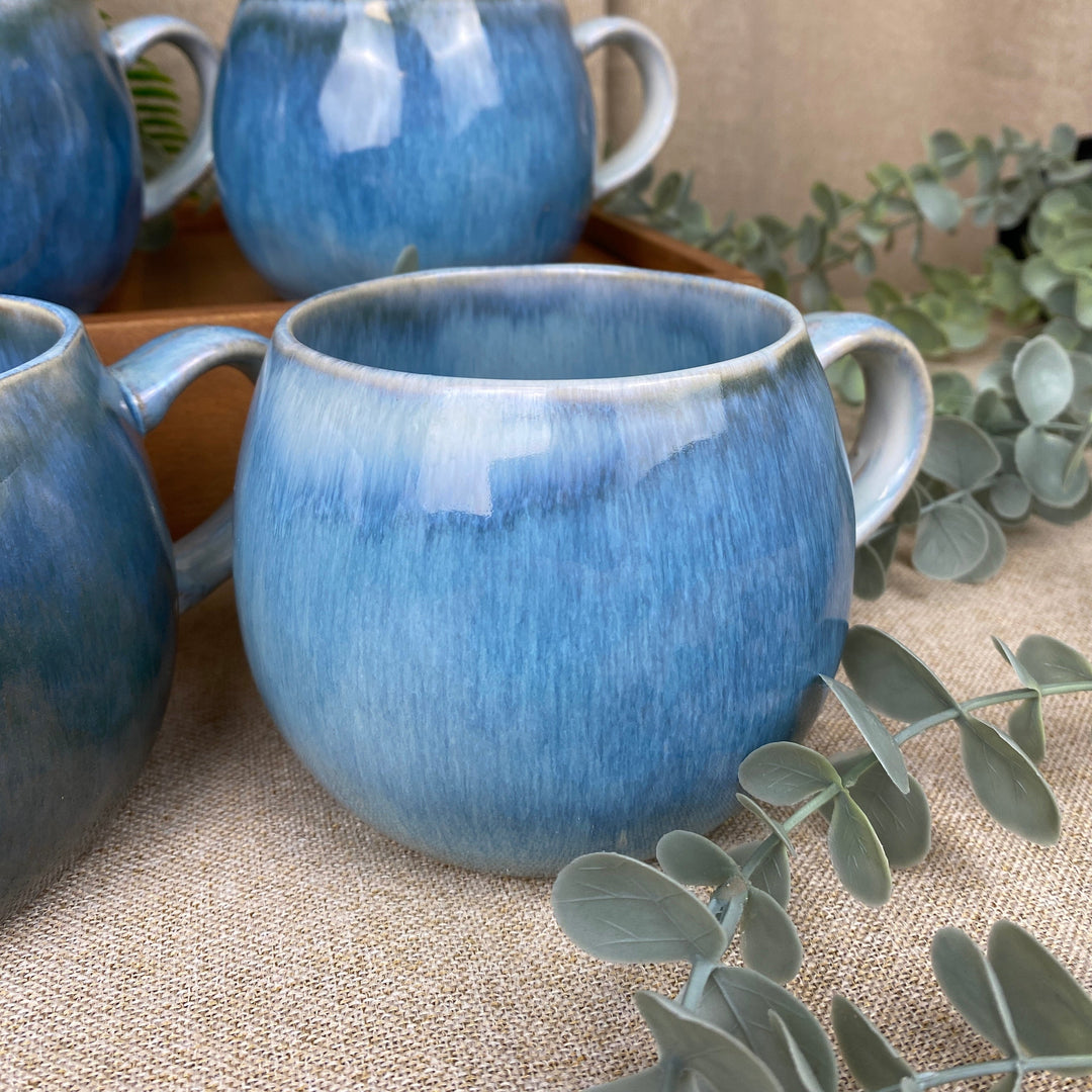 Muggar 4 st. i blått