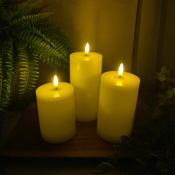 Sirius - Julius uppladdningsbara blocklampa set med 3 delar.