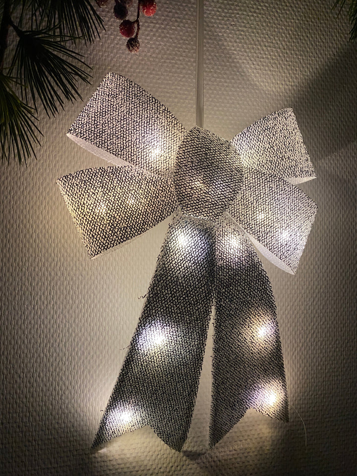 Sirius - Julius-båge med LED - silver 40 cm