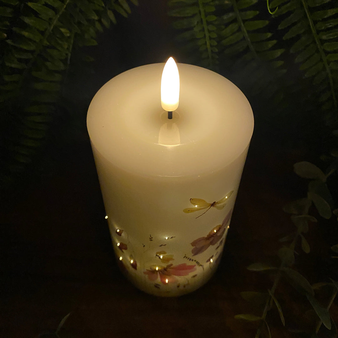 LED-lampa - Blinkande blomma 7,5x12,5 cm