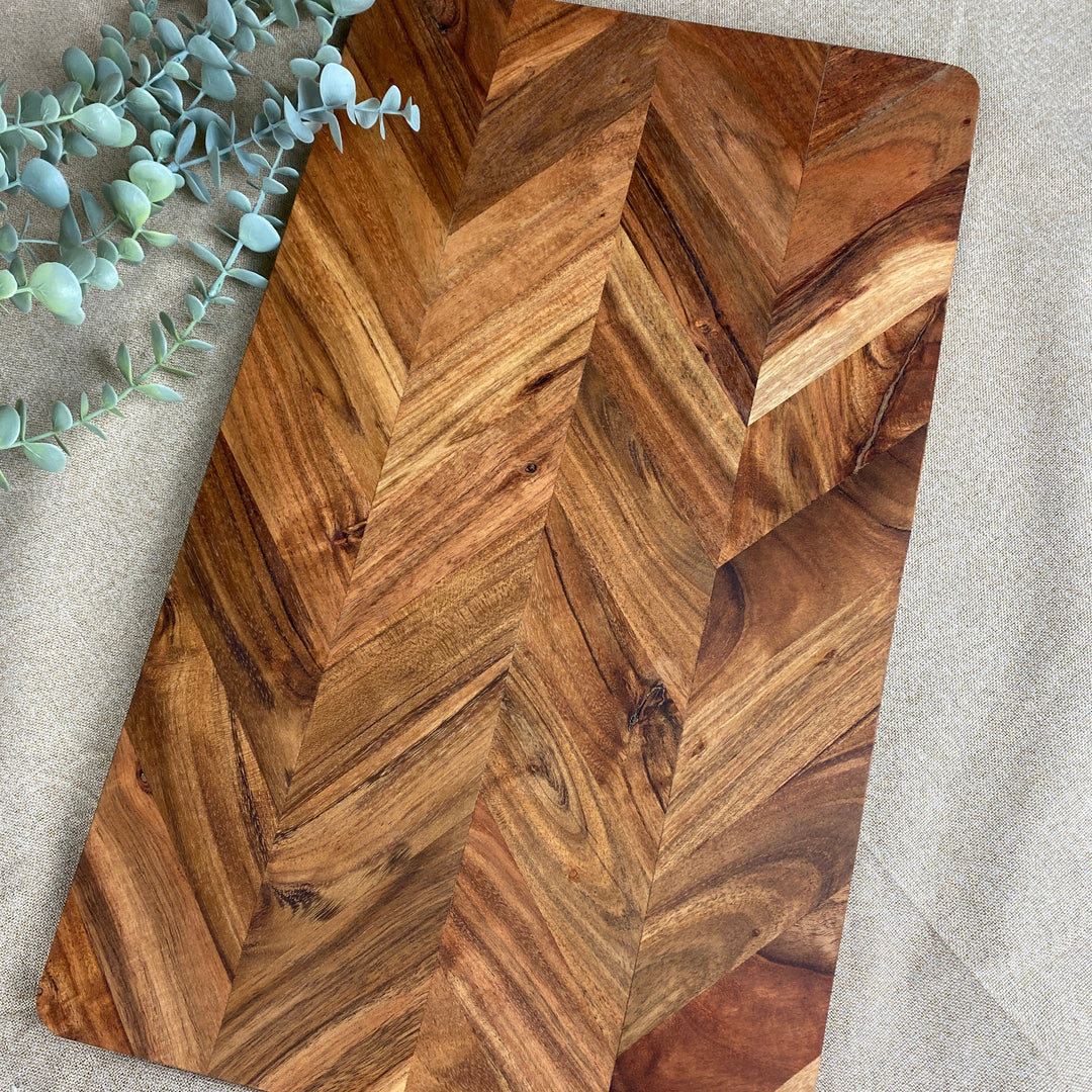 Skärbräda - 50x30x1,9 cm - oljad akaciaträ