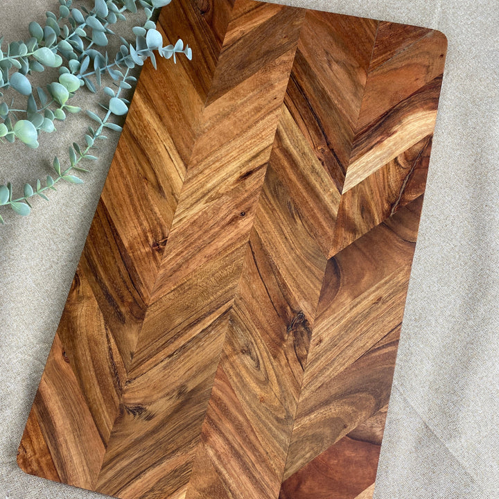 Skärbräda - 50x30x1,9 cm - oljad akaciaträ