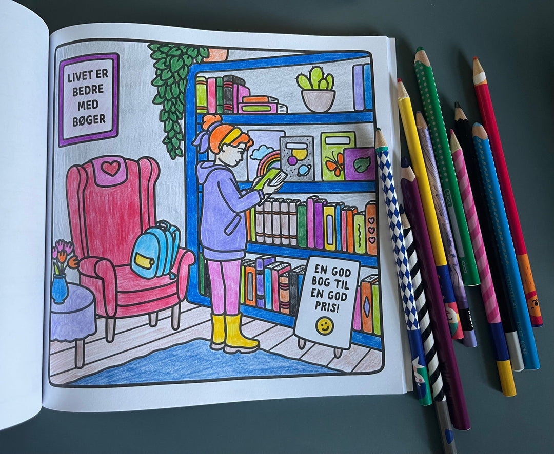 Mysig målarbok - Amelia Green: Att leva mitt bästa liv