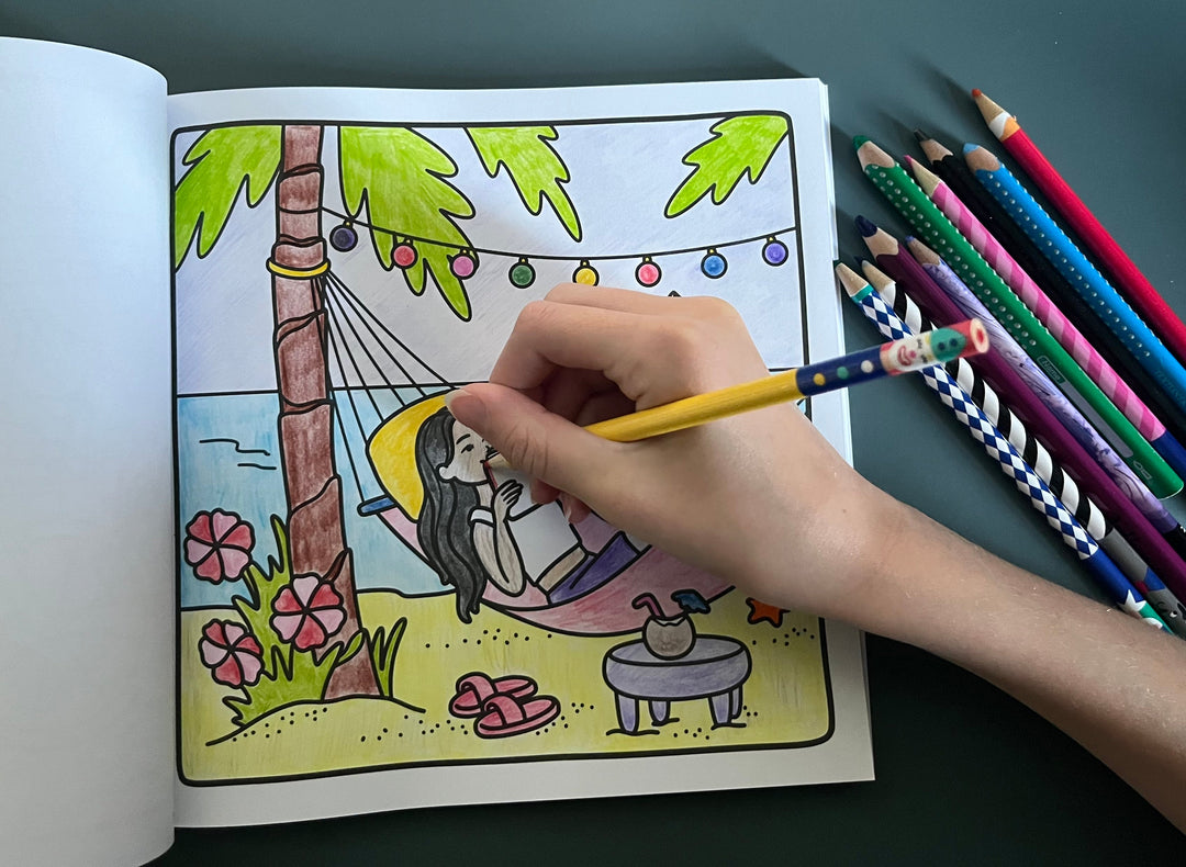 Mysig målarbok - Amelia Green: Att leva mitt bästa liv