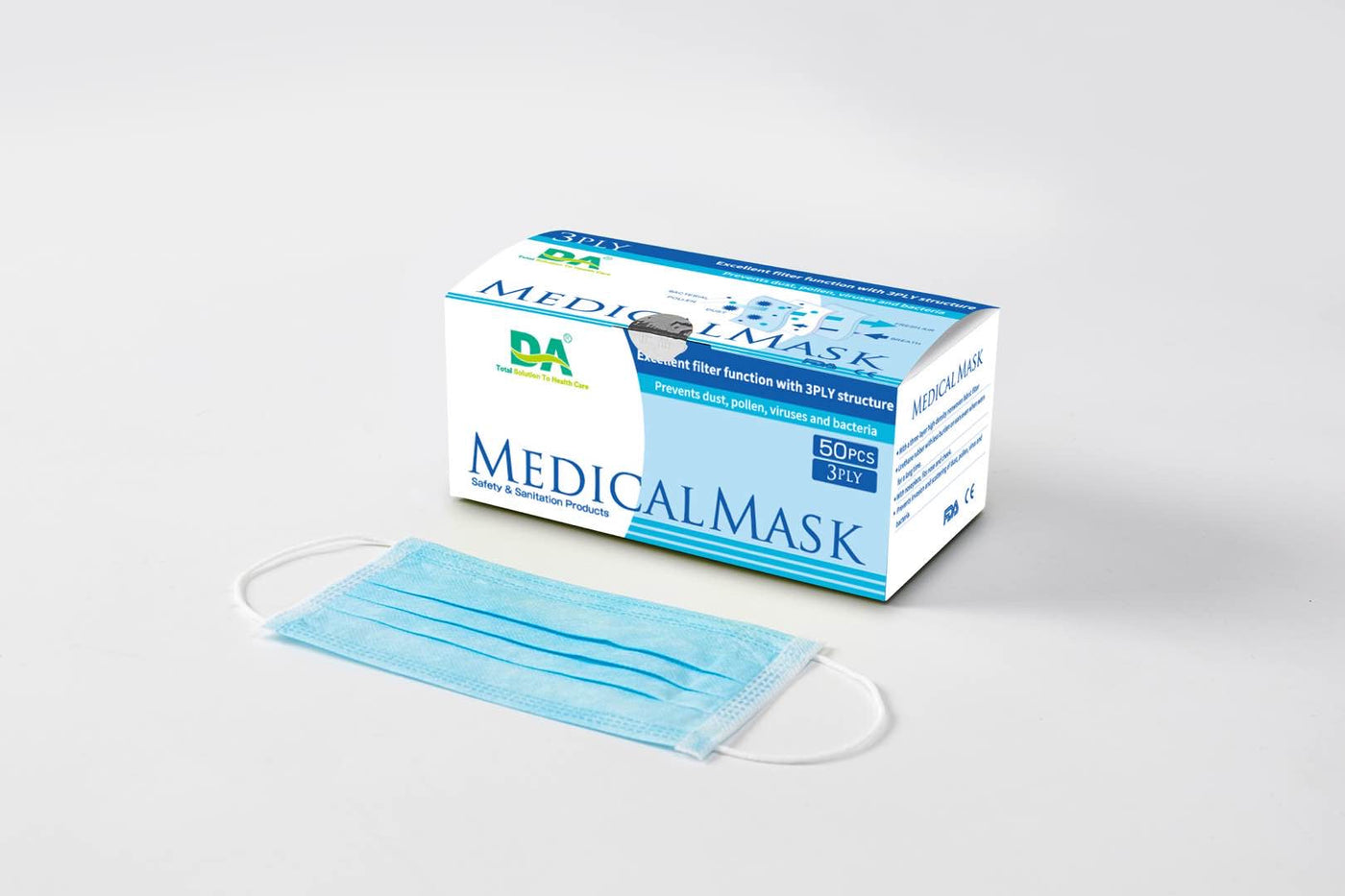 DA Medicalmask Ansiktsmask Typ 2R - 50 st