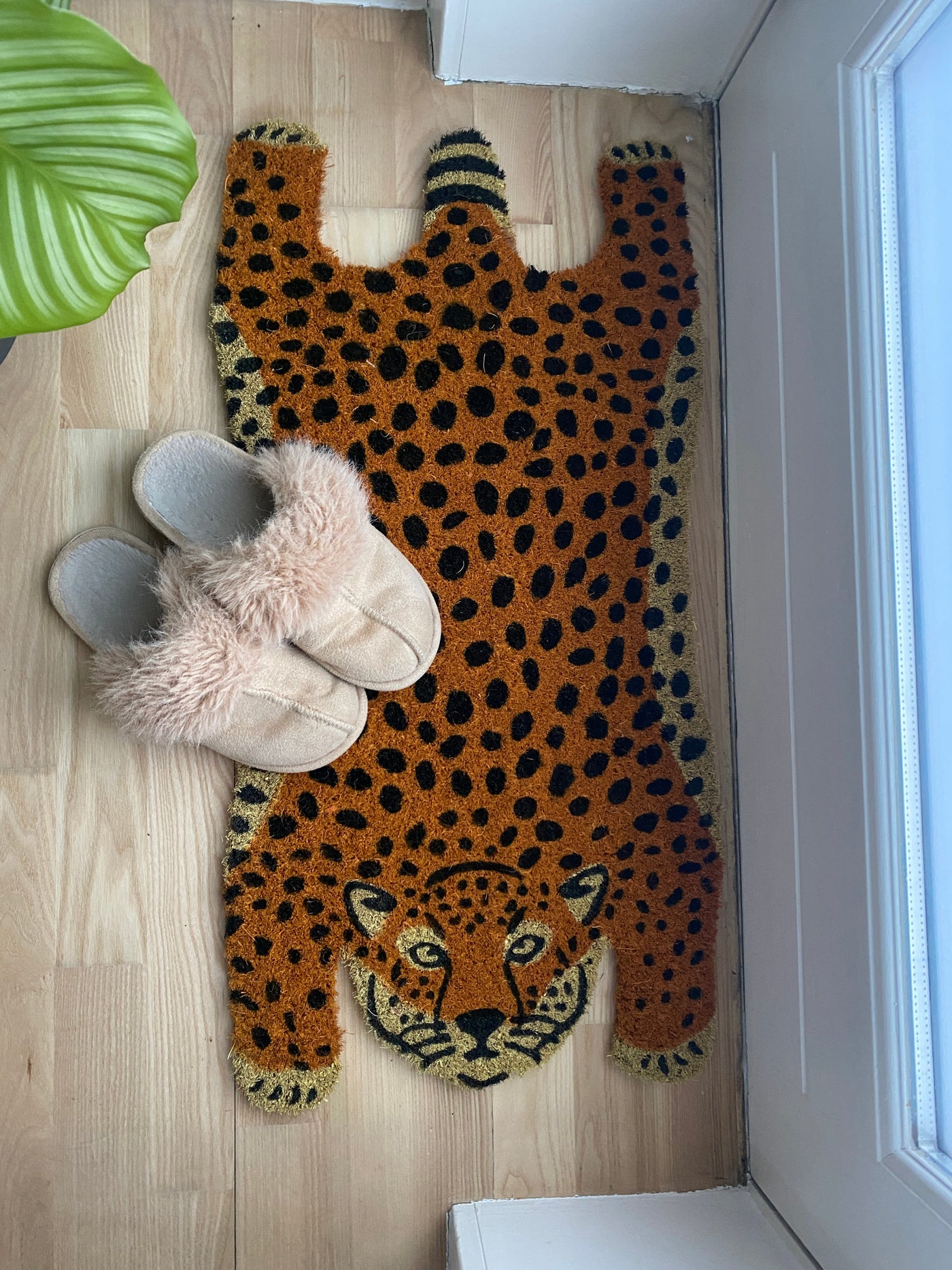 Dörrmatta 40x75 cm. leopard