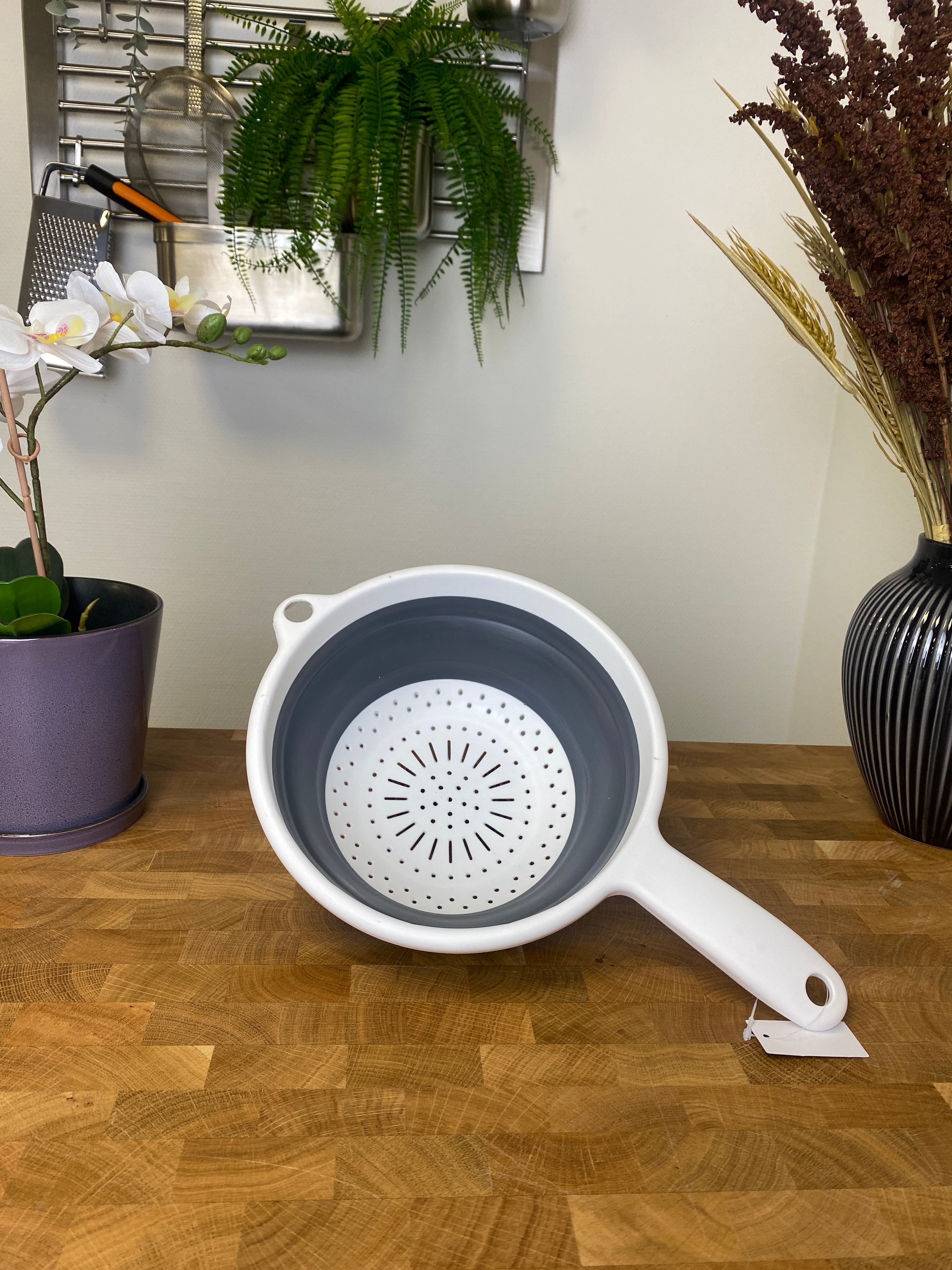 Fällbart durkslag med handtag 20 cm 