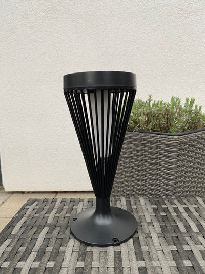 Solfacklampa Ø10x46,5 cm 12 LED för bord, mark och vägg