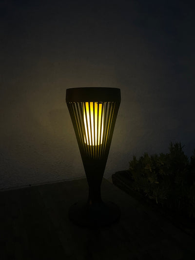 Solfacklampa Ø10x46,5 cm 12 LED för bord, mark och vägg
