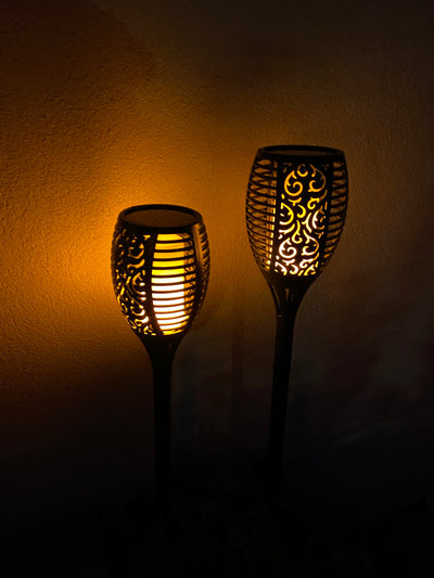 Conzept - solfackla H78xD11,5 cm 72xLED svart
