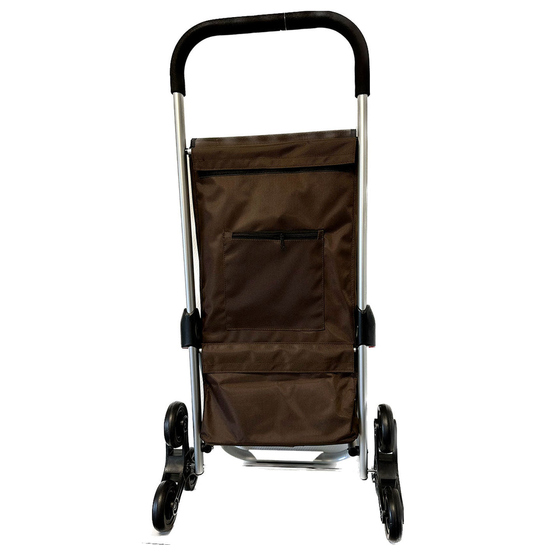 Conzept - Reseshoppingvagn lyxig aluminium - trappmodell