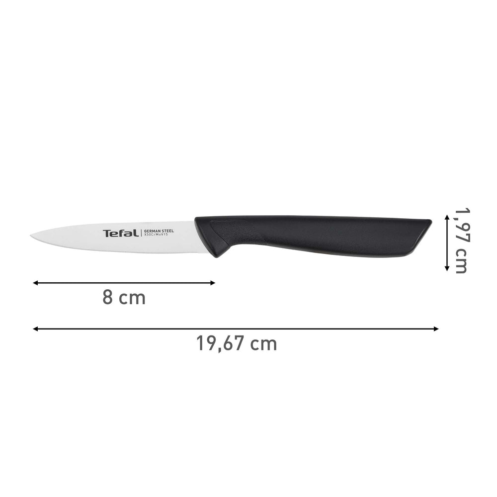 Tefal - ColorFood örtkniv 8 cm svart