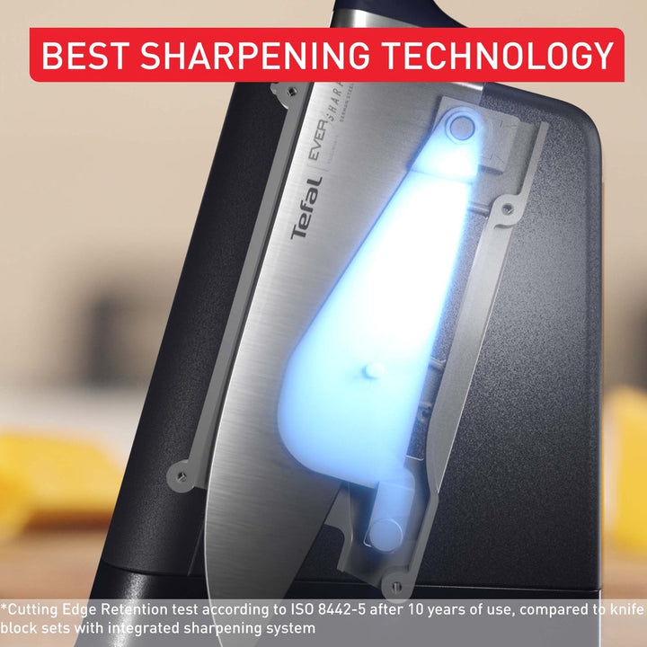 Tefal - EverSharp Pro knivblock med 5 knivar