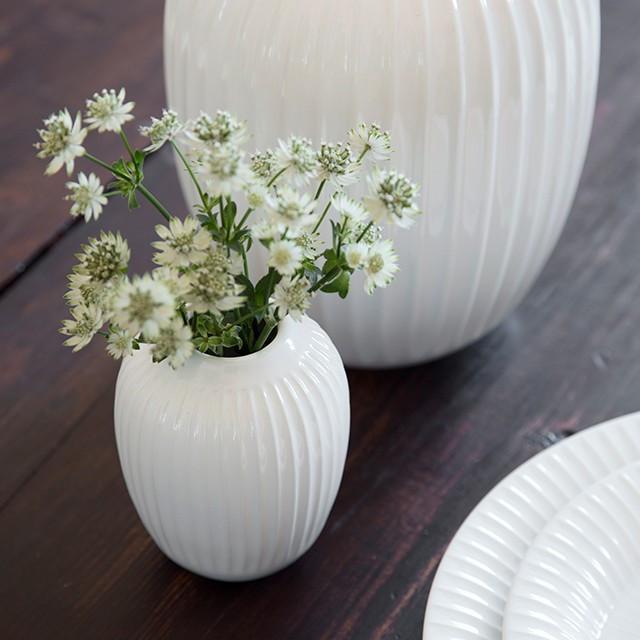 Kähler - Hammershøi vas vit - 21 cm
