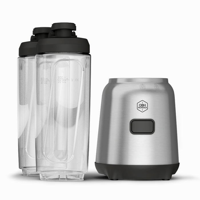 OBH Nordica - Smoothie-mixer Mix and Move 2 x 0,6 l. 300 W