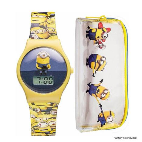 Zeon - Minions klocka med förvaringsväska