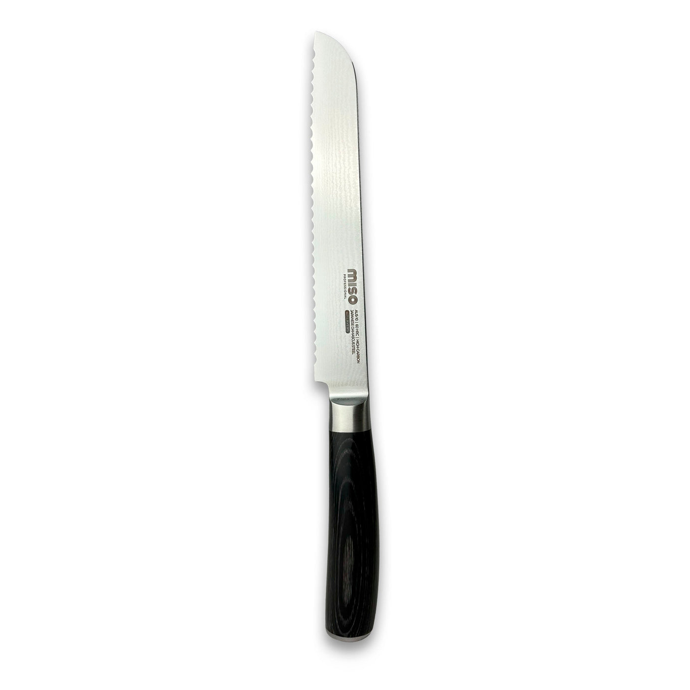 Miso Köksredskap - Damaskus Professionell Brödkniv - 20 cm / 8"