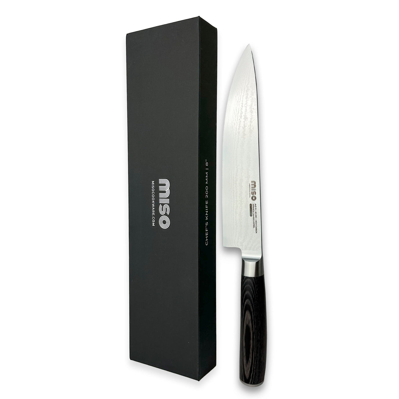 Miso kokkärl - Damaskus professionell kockkniv - 20 cm / 8"