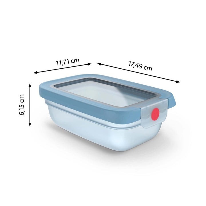 Tefal - OneClick Fresh-matlåda 0,5 L Blå
