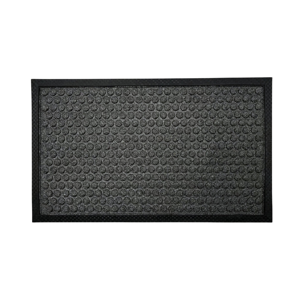 Dacore - Dörrmatta 45x75 cm Prickmönster gummi/grå