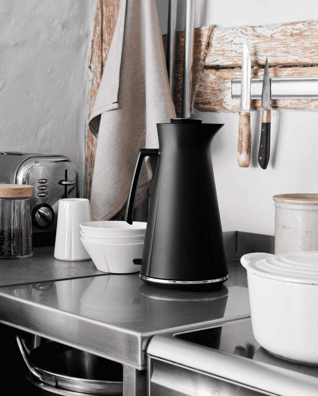 Rosendahl - Grand cru Vattenkokare 1,4 l svart/stål