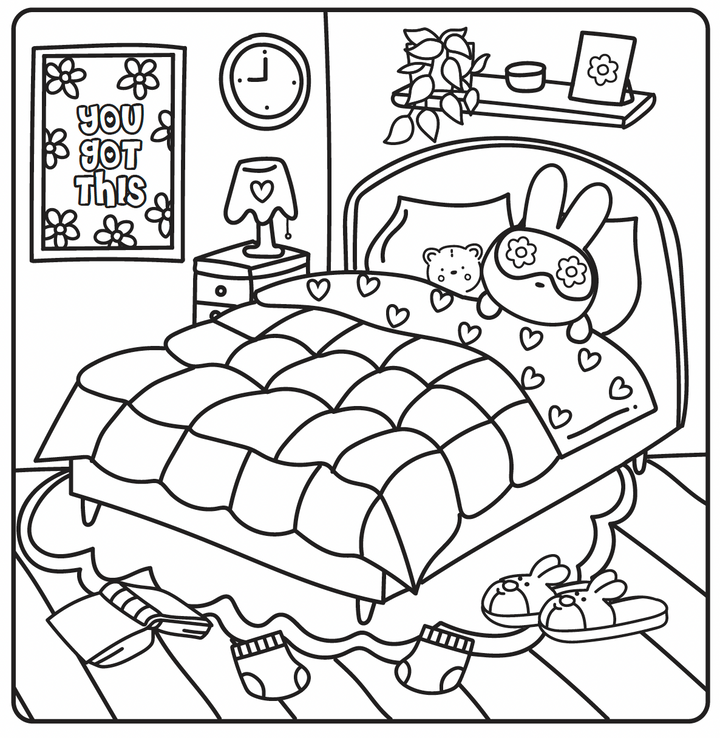 Mysig målarbok - Sunny Vibes: Mysigt och lugnt