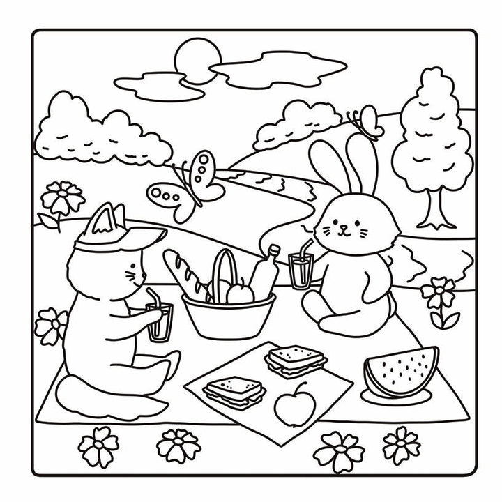 Mysig målarbok - Amelia Green: Mysiga sötnosar