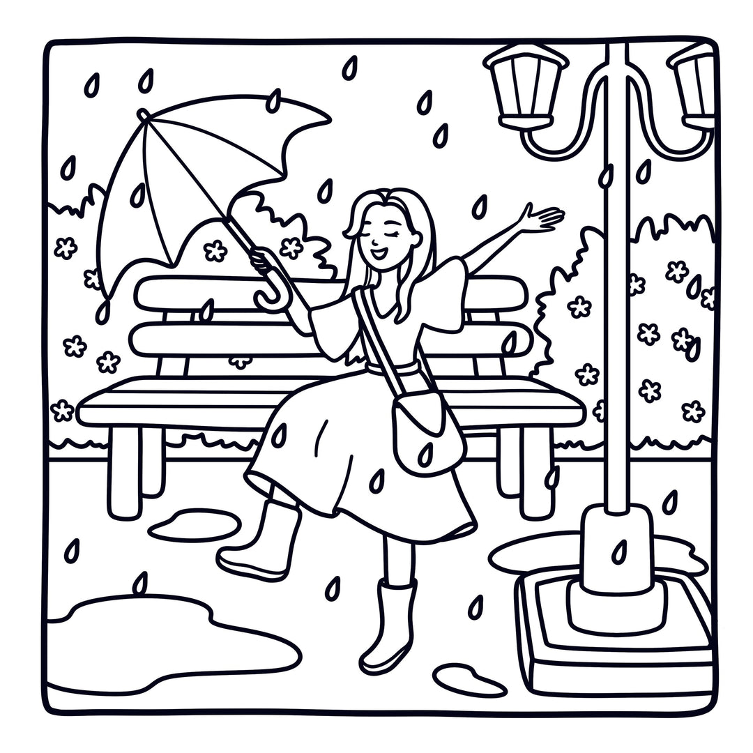 Mysig målarbok - Amelia Green: Att leva mitt bästa liv