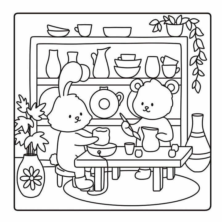 Mysig målarbok - Amelia Green: Mysiga sötnosar