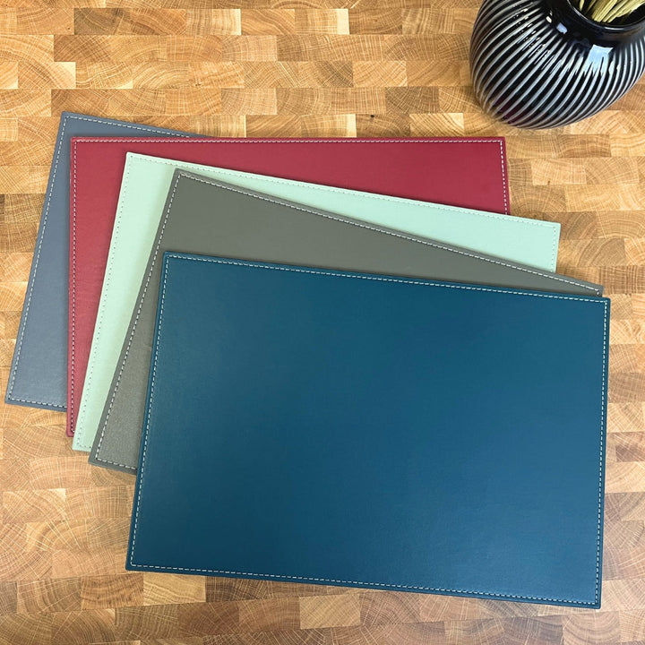 Dacore - Bordsunderlägg konstläder hård bensin 30x45 cm