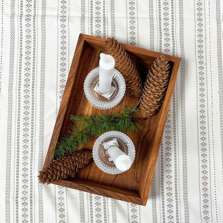 Låda 29x20x5 cm oljat akaciaträ