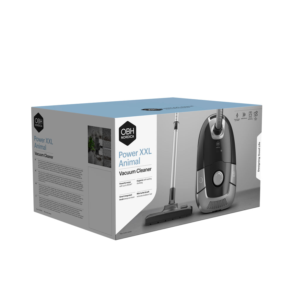 OBH Nordica dammsugare Power XXL svart - VO3165NA