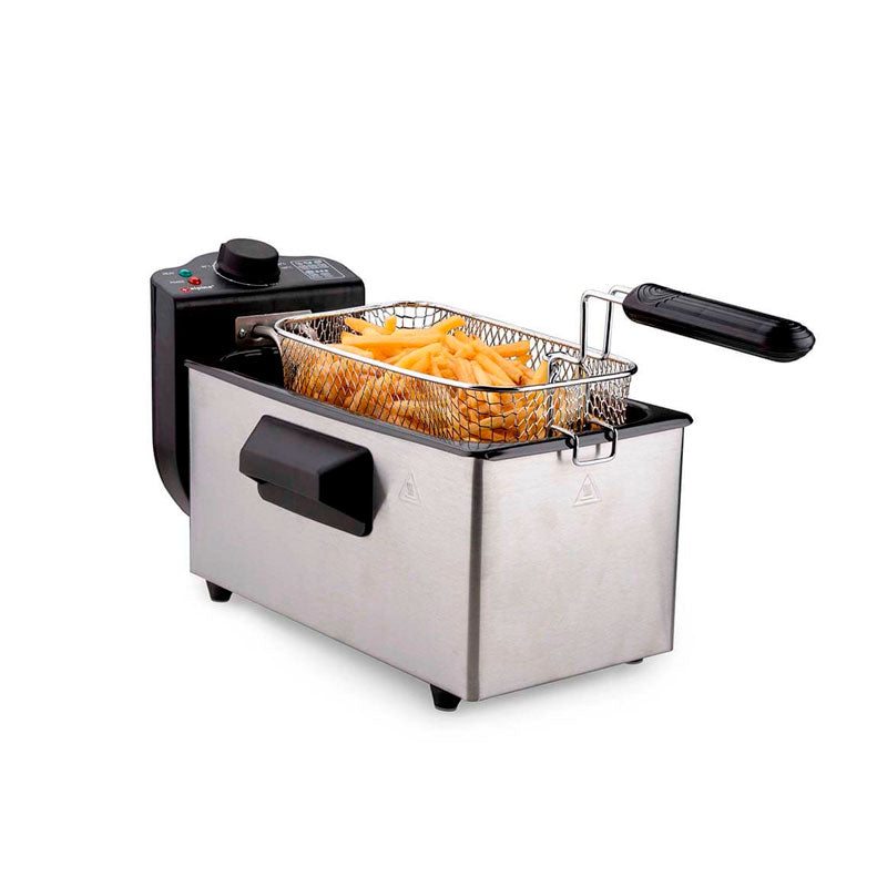 Alpina - Fritös i stål 2000W - 3L