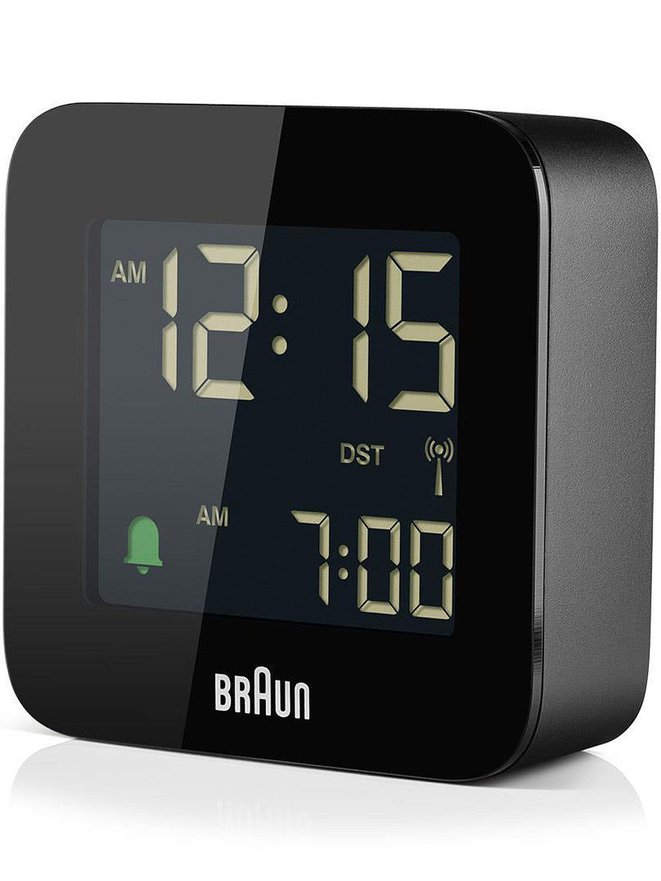 Braun - Väckarklocka digital radiostyrd BC08B-DCF - Svart 5,75 cm