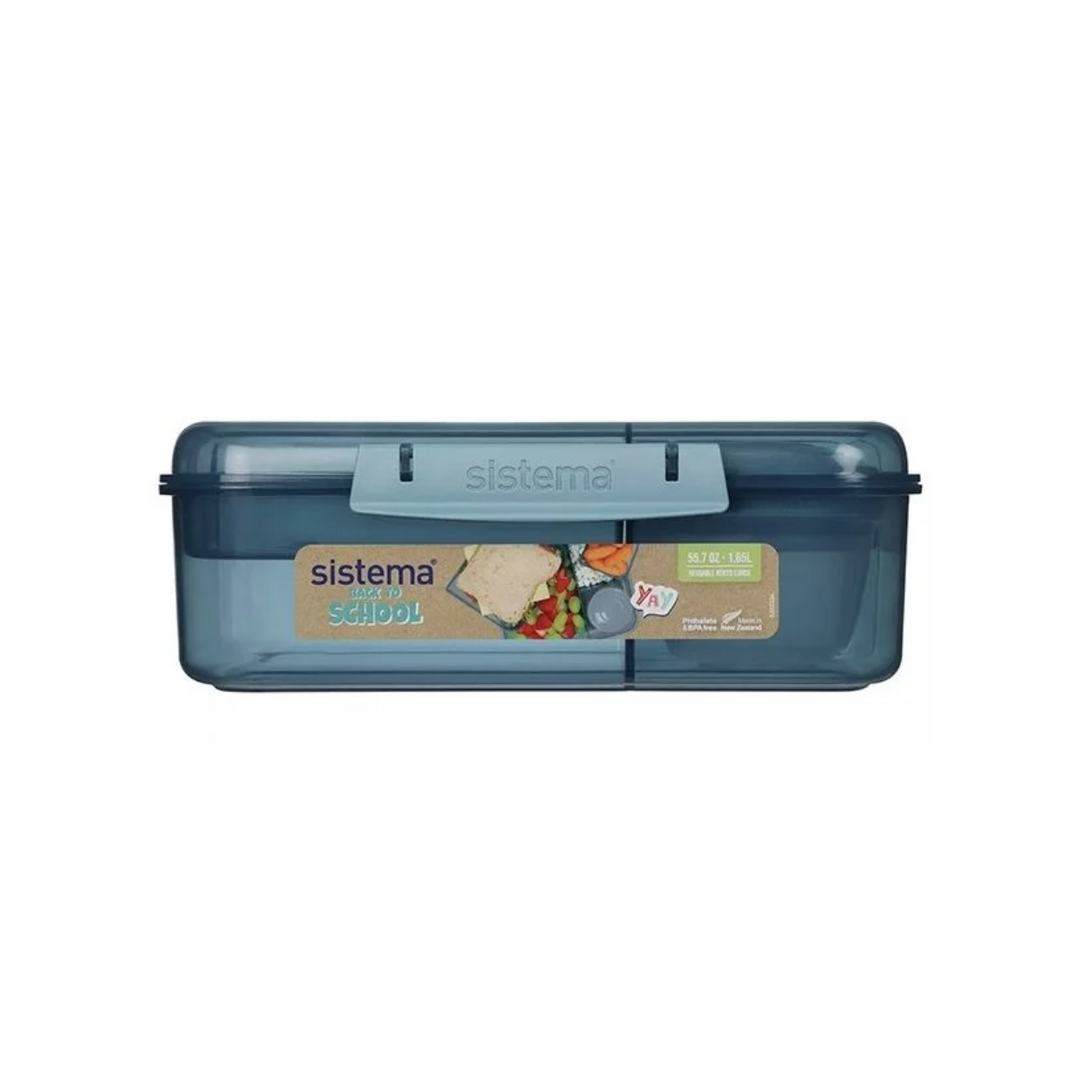 Sistema - Bento Cube Lunchlåda 1,65 L - Blå