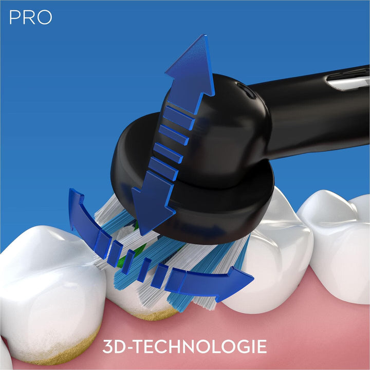 Oral-b Clean &amp; Protect tandborste svart med resefodral