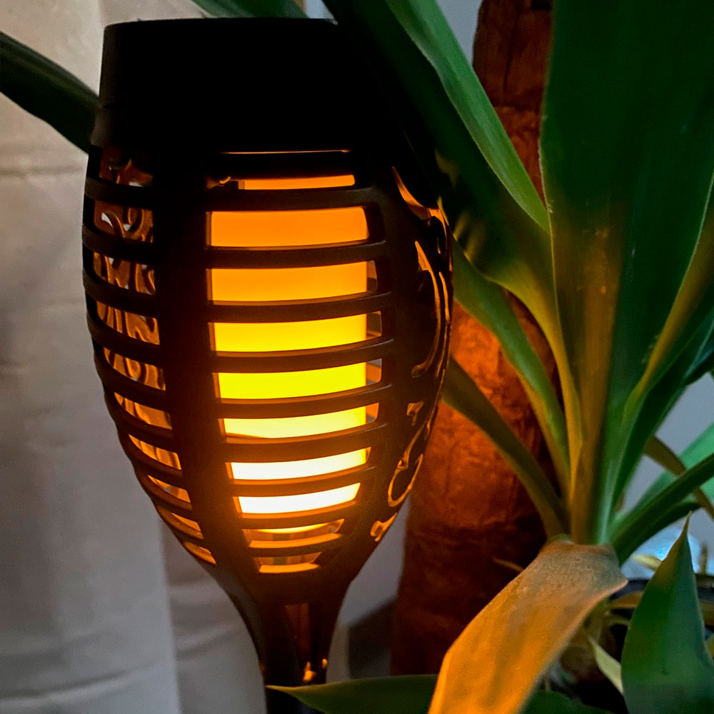 Conzept Electric - Solfackla H51XD7,2 cm 12xLED svart