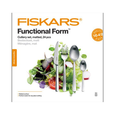 Fiskars - Functional Form Bestickset, 24 delar matt