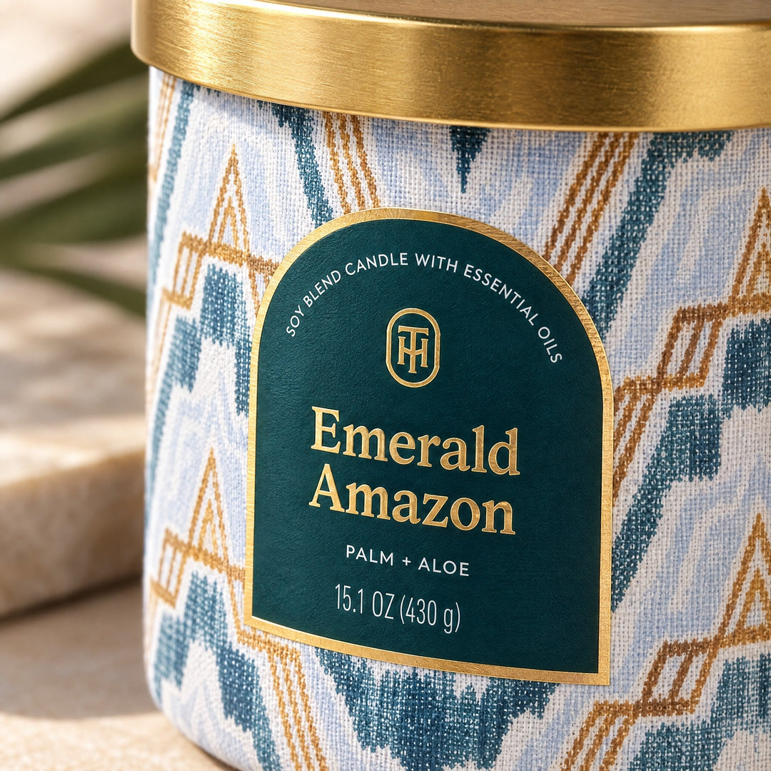 Doftljus - Emerald amazon - 430 g