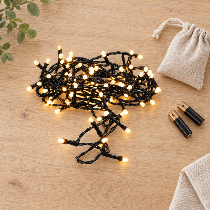 Batteridriven ljusslinga - 40 LED