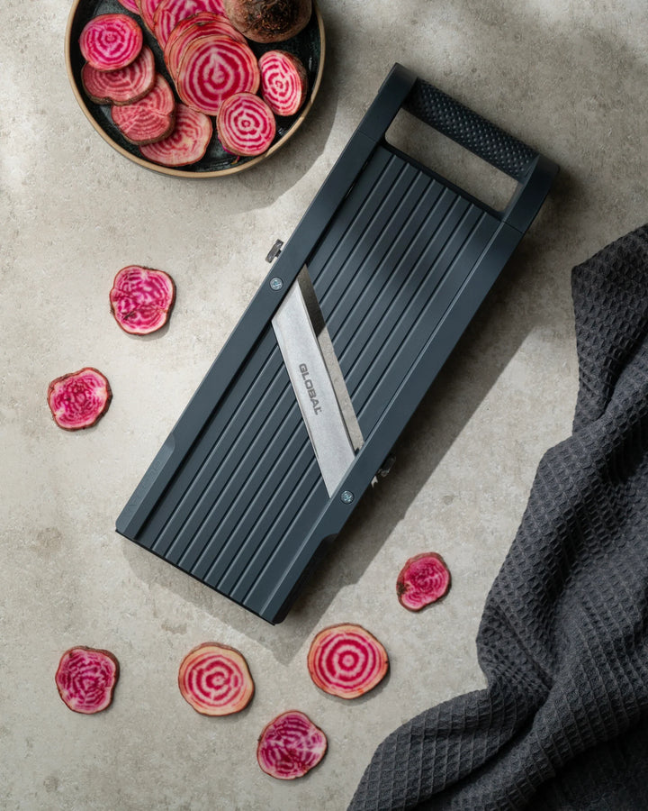 Global - Mandolinskärare 9,5 cm grå