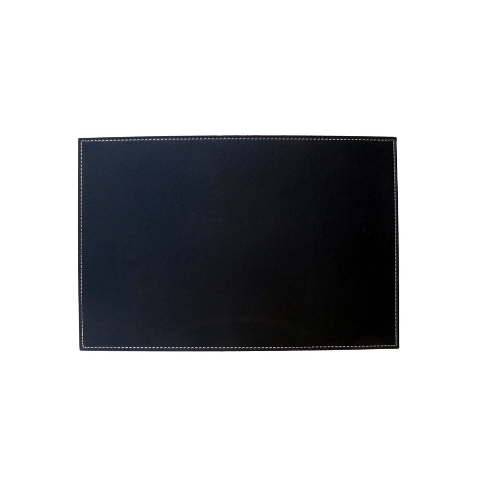 Dacore - Bordsunderlägg konstläder hårt svart 30x45 cm