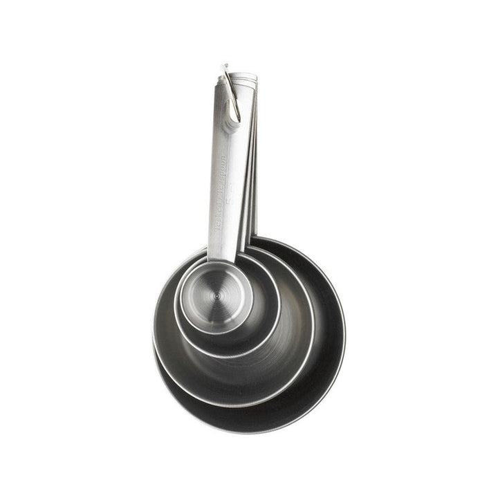 Gatsromax - Måttskedsset i rostfritt stål - 4 delar