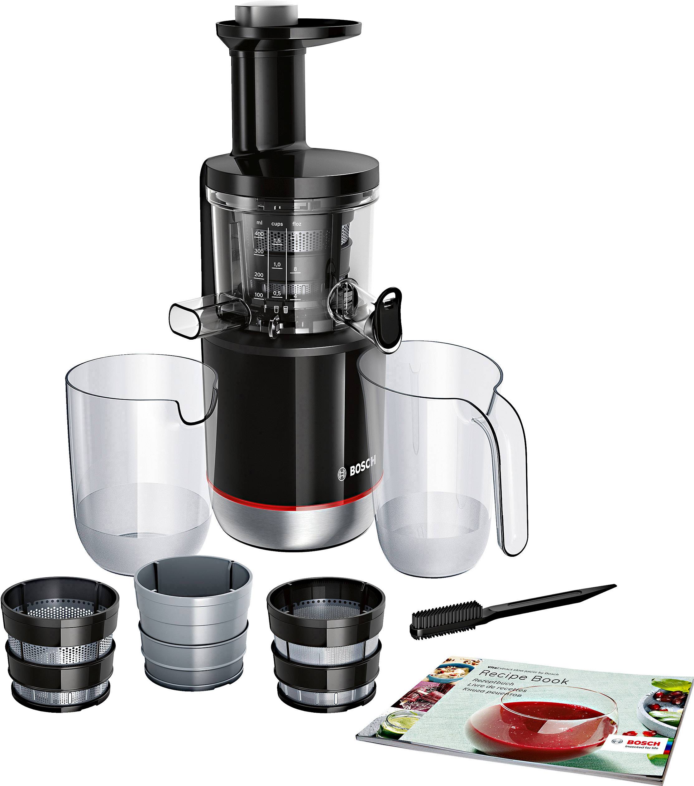 Bosch - Slow juicer 150W MESM731M - Svart/stål