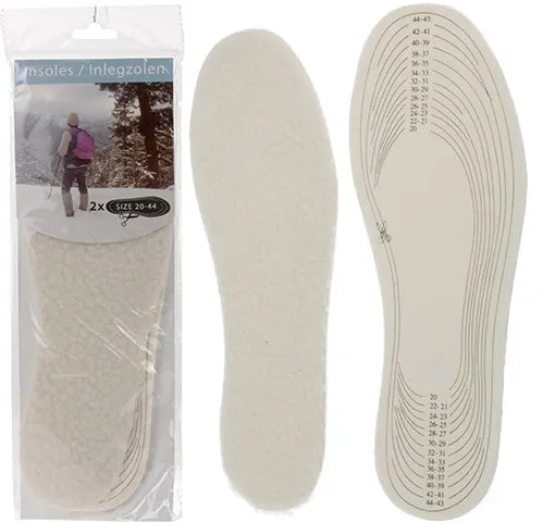 Fleeceskosulor - 1 par