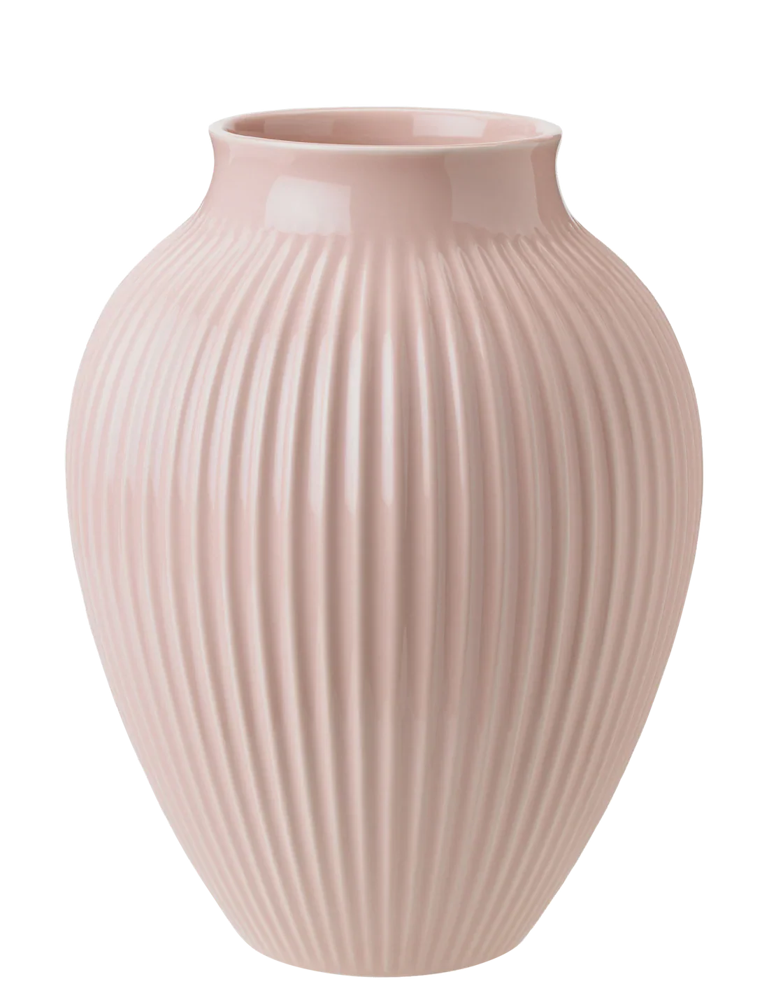 Knabstrup - Vas H 27 cm ripple matta dusty rose