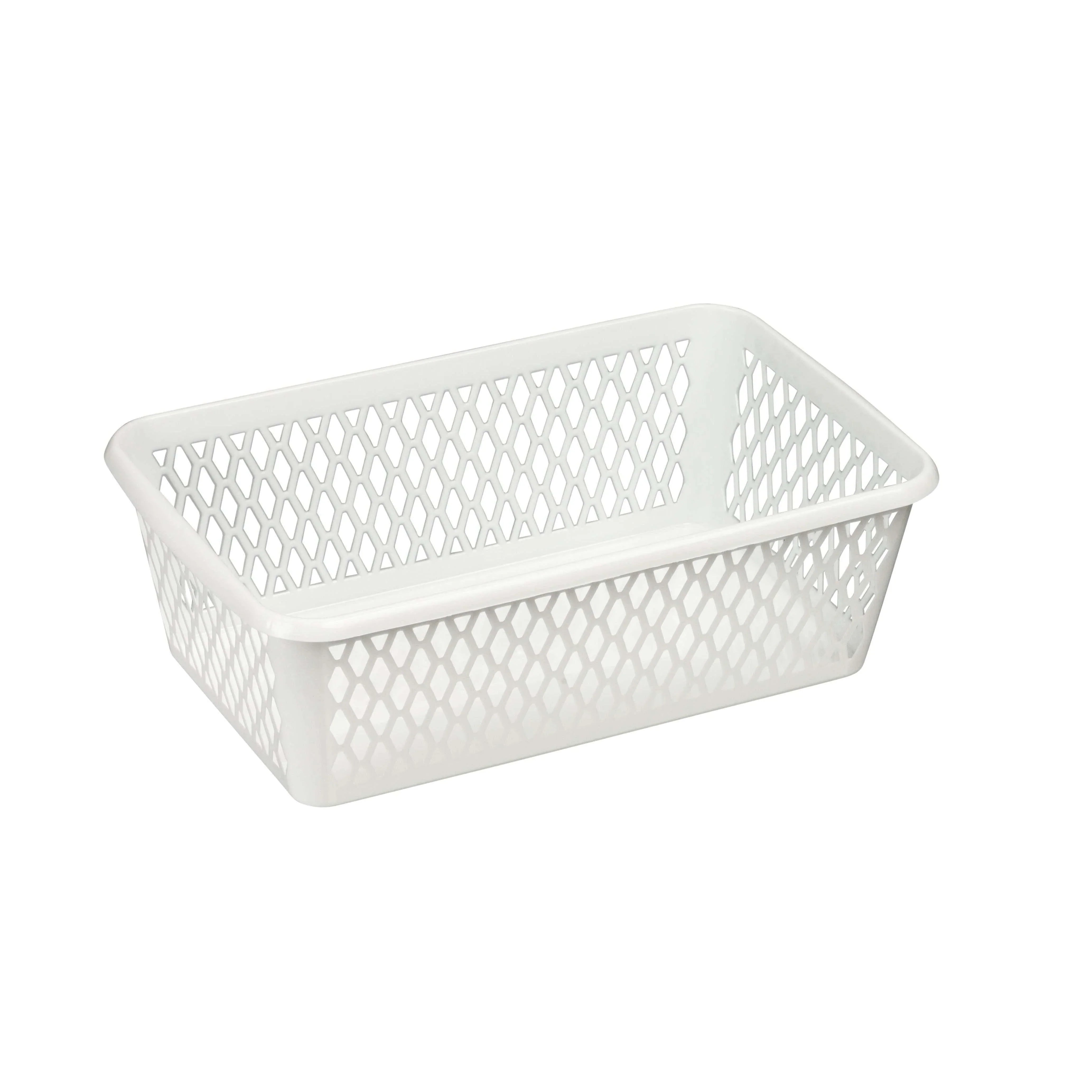 Plast1 - Korg medium vit
