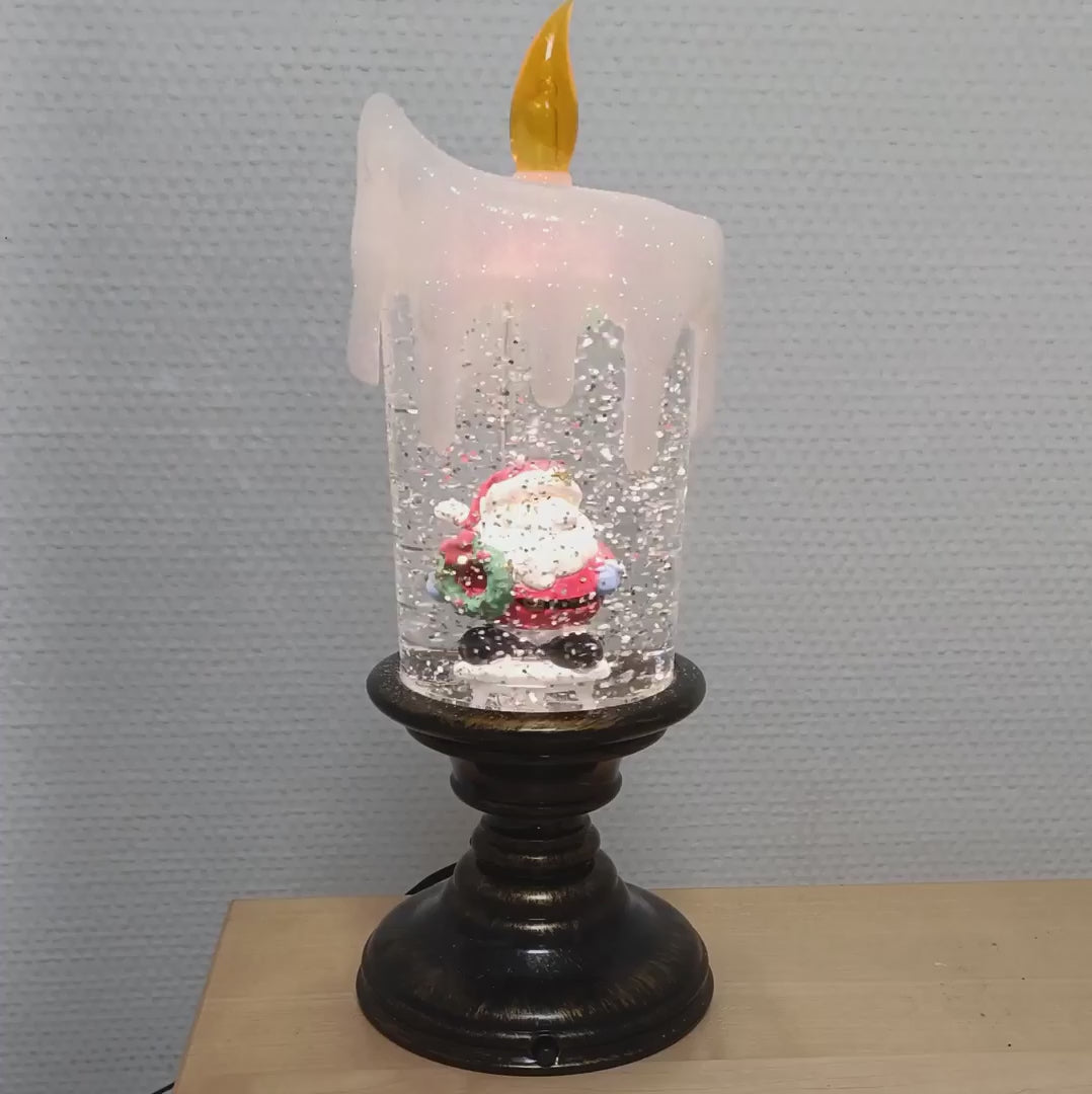 Conzept Christmas - Snöljus med jultomten - 14x27,5 cm