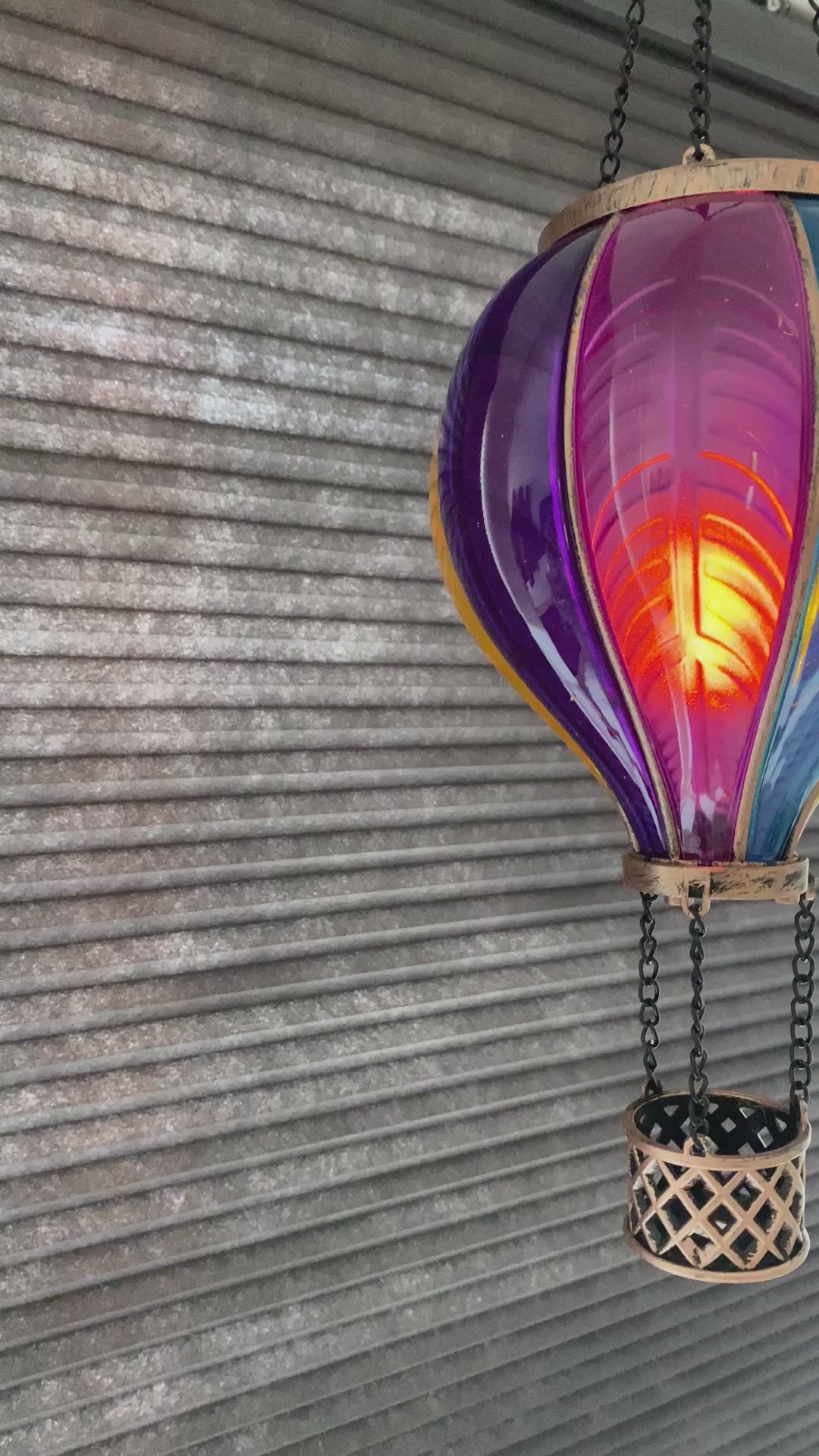 Conzept - Solcellsdriven luftballong - medium - med flameffekt