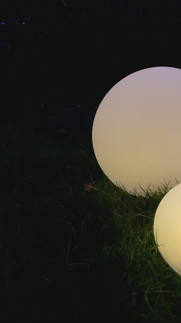 Solar lyskugler 4 stk. Ø30/25/20/15 - hvid